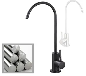 Pure Water Tap Easy Connect Lead-Free Stainless Steel Direct Drinking Water Filter Faucet