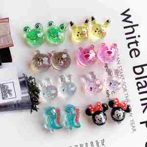 Paillettes Résine Charmes <span class=keywords><strong>Petit</strong></span> <span class=keywords><strong>Dinosaure</strong></span> Lapin Ours Diy Décor pour Téléphone Cas Pince À Cheveux - Product Image 2