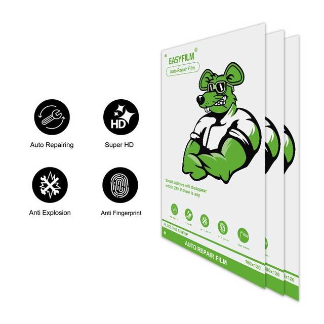 New Products Auto Repair Universal Size Mobile Phone Screen Protector Self Repair Hydrogel Film for Hydrogel Cutting Machine