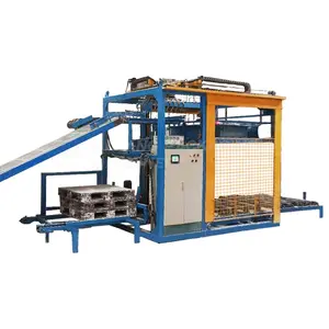 Automatic High Speed Palletizer 300-500bag/h Bag Stacking 25-50kg Sack Palletizing Programmable Pattern