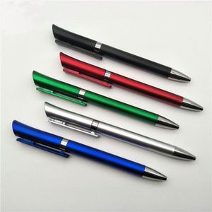 Matte Anodized Aluminum Click Ballpoint Pen With Matching Color Clip Business Colors Retractable Advertising Signature Pen - Product Image 3