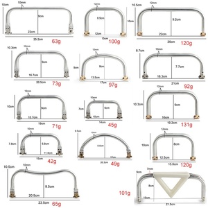 Clip per Borse Vintage Trendy in Metallo Leggero e Resistente, Accessorio per Borse con Tubo in Alluminio Dorato Fai-da-Te - Product Image 4
