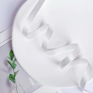 Ruban en satin rayé imprimé délicat de 1 cm pour emballage cadeau, 50 yards/rouleau, vente en gros - Product Image 4