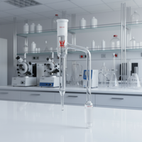 Verre de laboratoire personnalisé CS Labglass, verre borosilicate transparent gradué, testeur d'humidité Dean Stark