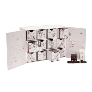 Calendario de <span class=keywords><strong>Adviento</strong></span> de <span class=keywords><strong>maquillaje</strong></span> de papel personalizado <span class=keywords><strong>2022</strong></span>, embalaje de belleza de cartón vacío, cajas de calendario de <span class=keywords><strong>Adviento</strong></span> cosmético - Product Image 6
