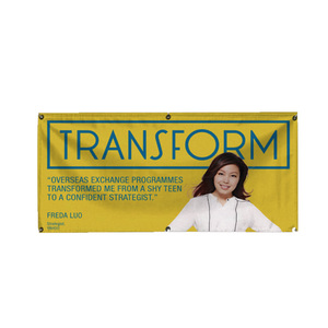 Biểu tượng tùy chỉnh in ấn Vinyl quảng cáo biểu ngữ khuyến mại <span class=keywords><strong>Mash</strong></span> biểu ngữ - Product Image 2