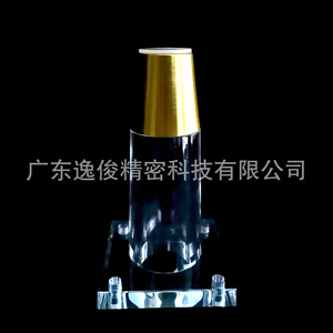 Acrylic <b>Sofa</b> Legs Transparent <b>Gold</b> Decor Modern Heavy Duty Furniture Support Living Room Use - Product Image 2