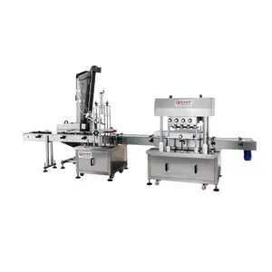 Hot-selling manufacturers direct automatic linear capping machine can be used for a variety of food caps sauce bottle caps