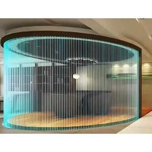 Цифровой водопад-дождевая завеса из нержавеющей стали для декора: современный дизайн для улицы и помещений - Product Image 1