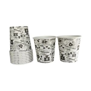 Gobelets en papier à usage unique de 4 oz, à simple paroi, pour boissons, avec logo personnalisé, pour biscuits, desserts, milkshakes, collations, plateaux alimentaires, gobelets de dégustation - Product Image 5