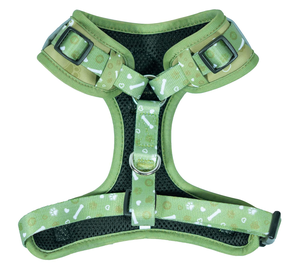 Cute Cartoon Luxury Adjustable Breathable Durable Polyester <b>Pet</b> Dog Harness Set <b>Leash</b> Outdoor Walking 2-14KG - Product Image 5
