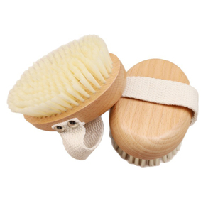 Custom Logo 100 Natural Vegan Sisal Bristle <b>Bamboo</b> Wooden Handle Exfoliating Wet Dry Body <b>Brush</b> for Shower Massage - Product Image 1