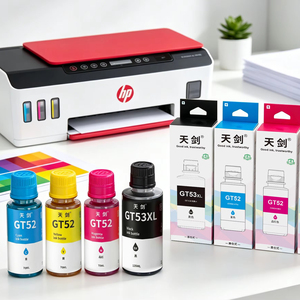 Botella de Tinta Compatible Cocolor GT52 GT53XL para <span class=keywords><strong>Impresora</strong></span> HP <span class=keywords><strong>Smart</strong></span> <span class=keywords><strong>Tank</strong></span> 511 <span class=keywords><strong>515</strong></span> 516 518 519 530 531 5810 5820, Recarga de Tinta - Product Image 1