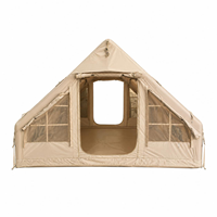 RAYCIN Tente de gonflage compacte, rapide, facile et sûre pour le camping Sentiers côtiers balayés par le vent et couchers
