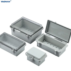 Boîtier de distribution étanche IP66 en ABS avec loquets en acier inoxydable et couvercle transparent en <span class=keywords><strong>PC</strong></span> pour extérieur, faible tension, facile à installer - Product Image 6