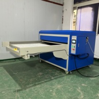 Presse à chaud pneumatique format A2 automatique pour carrelage céramique/vêtements, grande sublimation sur métal, état neuf