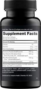 Logo privé Saw Palmetto Capsules Vitamines pour la santé de la prostate Complément alimentaire pour homme - Product Image 4