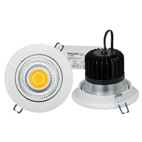 20ワットcob商業照明器具調光led凹型スポットダウンライト