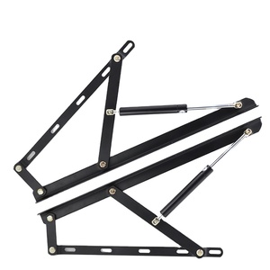 Estructura de Almacenamiento Hidráulica Negra, Soporte Tatami, Varilla de Hierro, Accesorios para Muebles, Elevador de Cama Plegable, Producto de Alta Visibilidad - Product Image 1