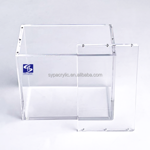 Boîte de présentation en acrylique transparent SYP de 6 mm d'épaisseur pour Pokémon : <span class=keywords><strong>XY</strong></span> : Evolutions Booster Box, couvercle magnétique, résistant aux UV, design aux coins arrondis - Product Image 6