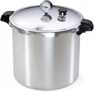 23L aluminum alloy pressure cooker household thickened explosion-proof gas stove double bottom pressure cooker