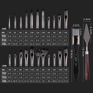 <span class=keywords><strong>Set</strong></span> di <span class=keywords><strong>Pennelli</strong></span> Xin Bowen di Alta Qualità con Borsa in Tela e <span class=keywords><strong>Set</strong></span> di <span class=keywords><strong>Pennelli</strong></span> <span class=keywords><strong>per</strong></span> <span class=keywords><strong>Pittura</strong></span> <span class=keywords><strong>ad</strong></span> <span class=keywords><strong>Olio</strong></span> e Acquerello - Product Image 2