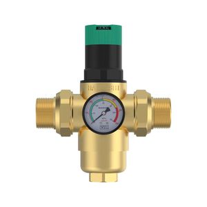 Vanne de réduction de pression à double joint en laiton à haut débit de type Honeywell avec régulation réglable - Product Image 2