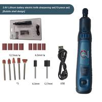 Mini meuleuse électrique rechargeable 3.6V 10000-15000r/min stylo de gravure sans fil Micro outil rotatif pour batterie de sculpture de jade