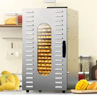 20-Laags Droger Fruit Machine Uitdroging Machine Commerciële Gedroogde Fruitmachine Groenten En Huisdier Snacks Droger Thuis