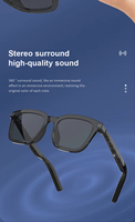 Gafas de sol polarizadas inteligentes UV400 con función de reproducción de música, auriculares inalámbricos unisex antirreflejos