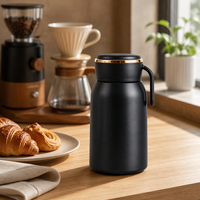 Kedatangan Baru Botol Air Vakum Isolasi Dinding Ganda 300ml dengan Tampilan Suhu Pintar, Terbuat dari Baja Tahan Karat SUS316, Mug Kopi
