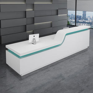 Recepción Minimalista Fabricante <span class=keywords><strong>de</strong></span> China Moderna Recepción Barbería Recepción Mostrador Salón - Product Image 2