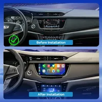 Radio para Auto Viknav con Android 10.25" y Panel de Aire Acondicionado para Cadillac XT5 XT6 2016-2023, CarPlay Inalámbrico, Android Auto, GPS, Pantalla Táctil, Estéreo