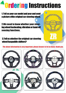 พวงมาลัยคาร์บอนไฟเบอร์สีด้านพร้อมแป้นเปลี่ยนเกียร์สำหรับรถ <span class=keywords><strong>Audi</strong></span> Q5 Q7 Q3 Q50L A6 A6L A4 Q5 A3 B7 A8 R8 TT RS3 RS5 S5 S4 - Product Image 4