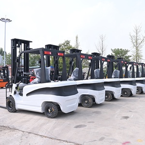 Mini chariot élévateur électrique 4x4 4 roues motrices 3 tonnes Batterie au lithium hydraulique Chariot élévateur électrique avec siège Pneu CE Carretilla Elevadora - Product Image 2