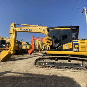 Envío Gratis: Excavadora de Orugas Hidráulica Usada Komatsu PC160LC-7 de 16 Toneladas de Alta Calidad para Ingeniería Municipal - Product Image 2