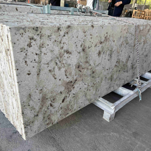 Giá rẻ nhiều lớp granit Countertop đôi ogee cạnh Trắng Granite tấm cho nhà bếp đảo truy cập hàng đầu - Product Image 1