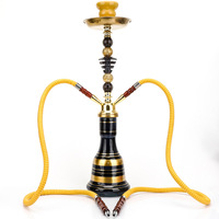 Luxe godblaze KTV Bar double tuyau en gros ensemble complet différentes couleurs narguilé shisha narguilé tuyau narguilé russe