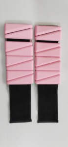 Pilates Accessories <b>Dumbbell</b> Training Yoga Fitness Pilates Silicone Weight Ring Kit Pilates Unisex Pink Accessories Kit - Product Image 6