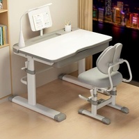 Bureau d'étude réglable en hauteur avec étagère intégrée pour enfants (garçons et filles) – Vente chaude – Directement du fournisseur d'usine