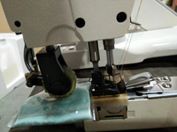 Machine à coudre industrielle ST927 à entraînement direct, double aiguille, point de chaînette, pour manches et pantalons, état neuf, avec moteur