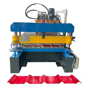 840 automatic pro rib glazed metal tile making pressing panel ibr roll former forming machine for ppgi roof