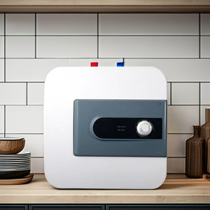 <span class=keywords><strong>Chauffe</strong></span>-<span class=keywords><strong>eau</strong></span> électrique compact 10L avec sortie supérieure 1500W pour usage extérieur et automobile, type de stockage - Product Image 2