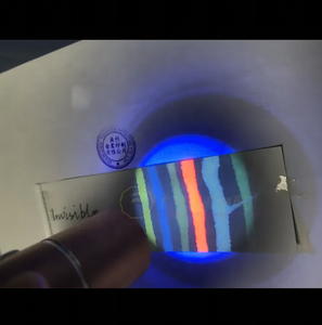 Tinta Invisible UV Incolora que se Vuelve Amarilla con Luz UV, Tinta de Serigrafía para Impresión de Documentos de Seguridad, Anti-falsificación, Tarjetas y Textiles - Product Image 2