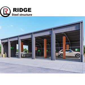 Chine Structure en acier léger préfabriqué en <span class=keywords><strong>métal</strong></span> <span class=keywords><strong>Double</strong></span> large Carport Car Shelter <span class=keywords><strong>Garage</strong></span> - Product Image 3