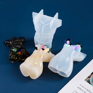 Vendita calda fai da te 3D <span class=keywords><strong>stampo</strong></span> per Stand corpo umano per resina Torso maschio e femmina <span class=keywords><strong>stampo</strong></span> per <span class=keywords><strong>candele</strong></span> corpo in Silicone - Product Image 6