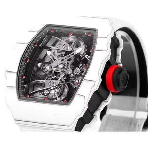 Reloj de Lujo Automático Digital a Prueba de Agua con Caja de Cristal de Zafiro, Correa de Lona de 24 mm de Fibra de Carbono, Reserva de Energía, Ideal para Regalo - Product Image 5