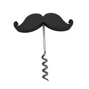 <span class=keywords><strong>Tire</strong></span>-<span class=keywords><strong>bouchon</strong></span> décapsuleur en alliage d'aluminium motif moustache, idéal pour logo personnalisé, gravure laser, impressions en couleurs. - Product Image 6