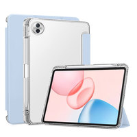 Étui pour Huawei Honor Pad 10 2025 HEY3-W00 HEY3-W10 12,1 pouces avec support pour stylet, étui en cuir PU à trois volets, support arrière en TPU, tablette Funda