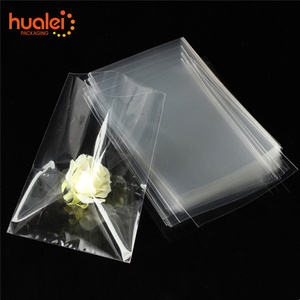 Garment Clear Bag Plastic Garment Bag Top Sale Self Adhesive Cellophane Candy Garment Clothing Clear Transparent Plastic BOPP OPP Bag Definition With Custom Printing